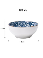 100Ml Blue Bowl Set Of 3 - MARKET99