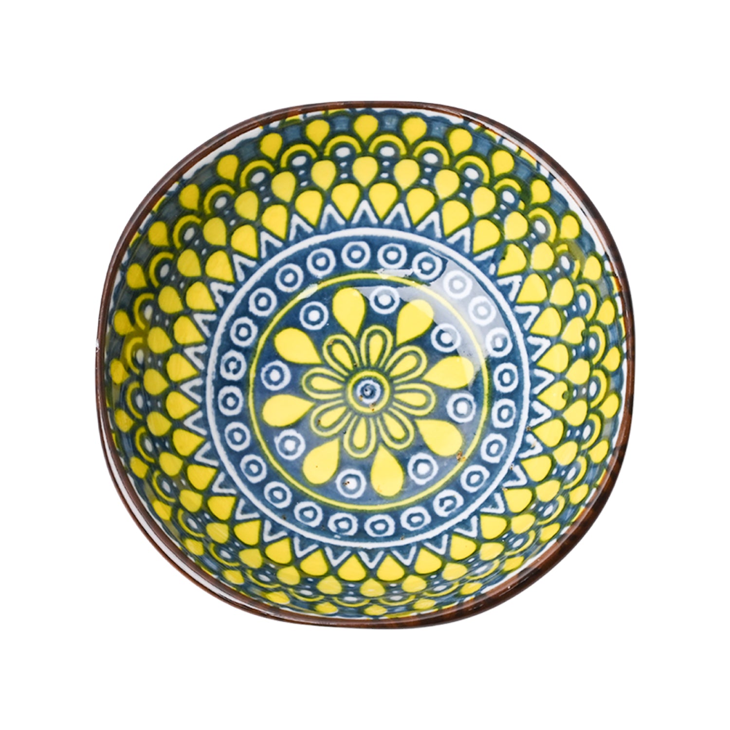 100Ml Yellow Bowl Set Of 3