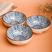 100Ml Blue Bowl Set Of 3