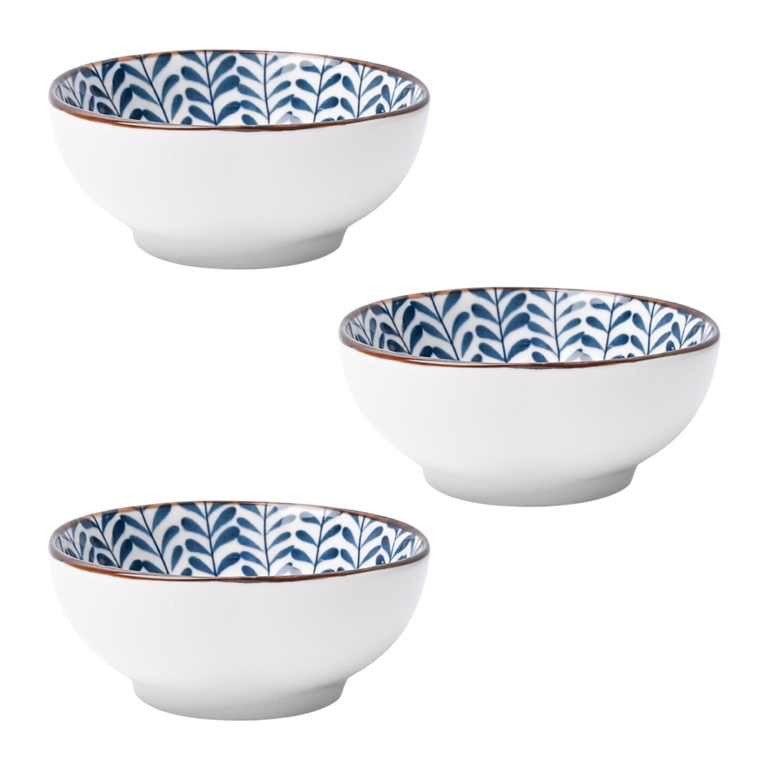 100Ml Blue Bowl Set Of 3