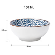100Ml Blue Bowl Set Of 3