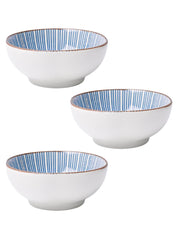 100Ml White Bowl Set Of 3 - MARKET99