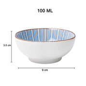 100Ml White Bowl Set Of 3