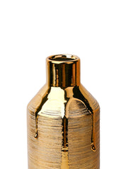 Stylish Golden Ceramic Vase - MARKET99