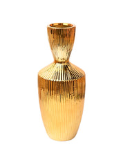 Stylish Golden Ceramic Vase - MARKET99