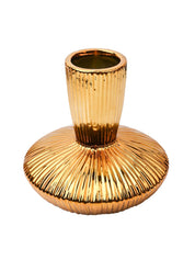 Stylish Golden Ceramic Vase - MARKET99