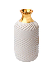 Stylish White Ceramic Vase - MARKET99