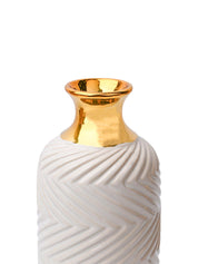 Stylish White Ceramic Vase - MARKET99