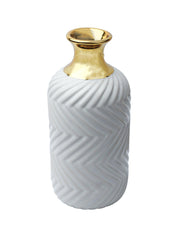 Stylish White Ceramic Vase - MARKET99