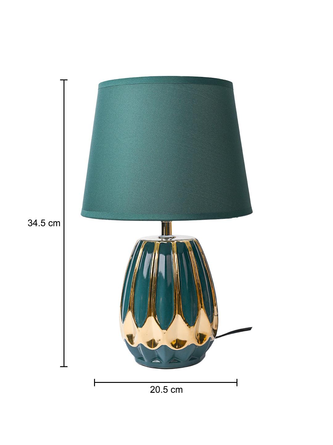Stylish Green Shade Table Lamp - MARKET99