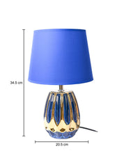 Stylish Blue Shade Table Lamp - MARKET99