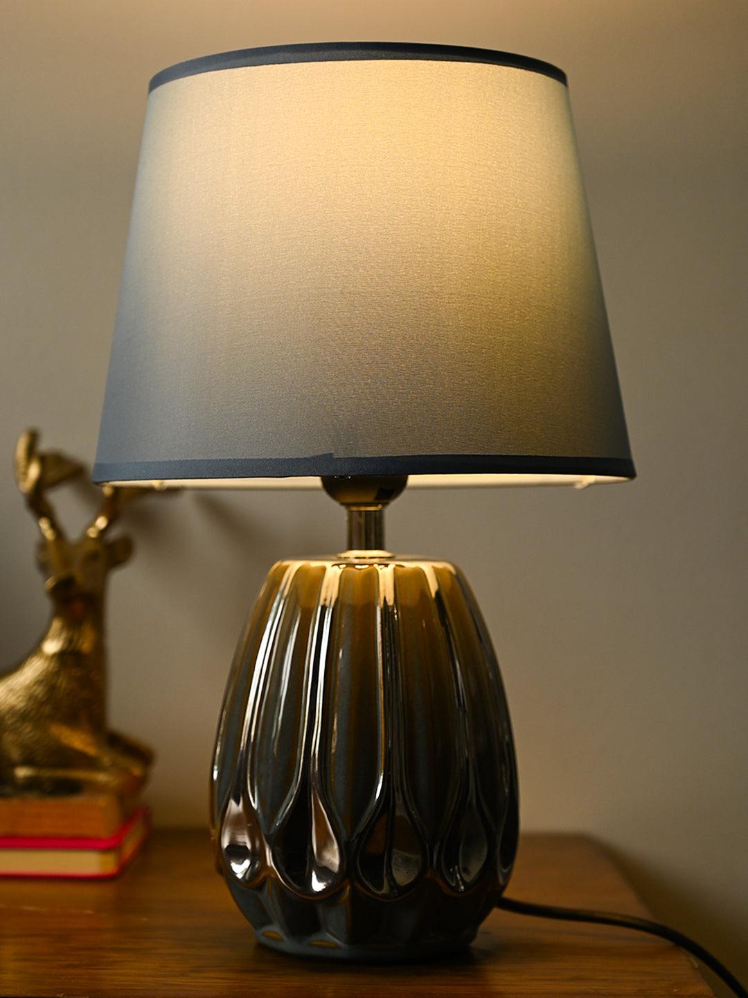 Stylish Light Blue Shade Table Lamp - MARKET99