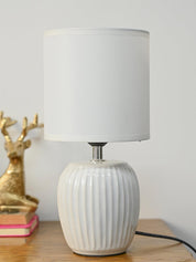 Stylish White Table Lamp - MARKET99