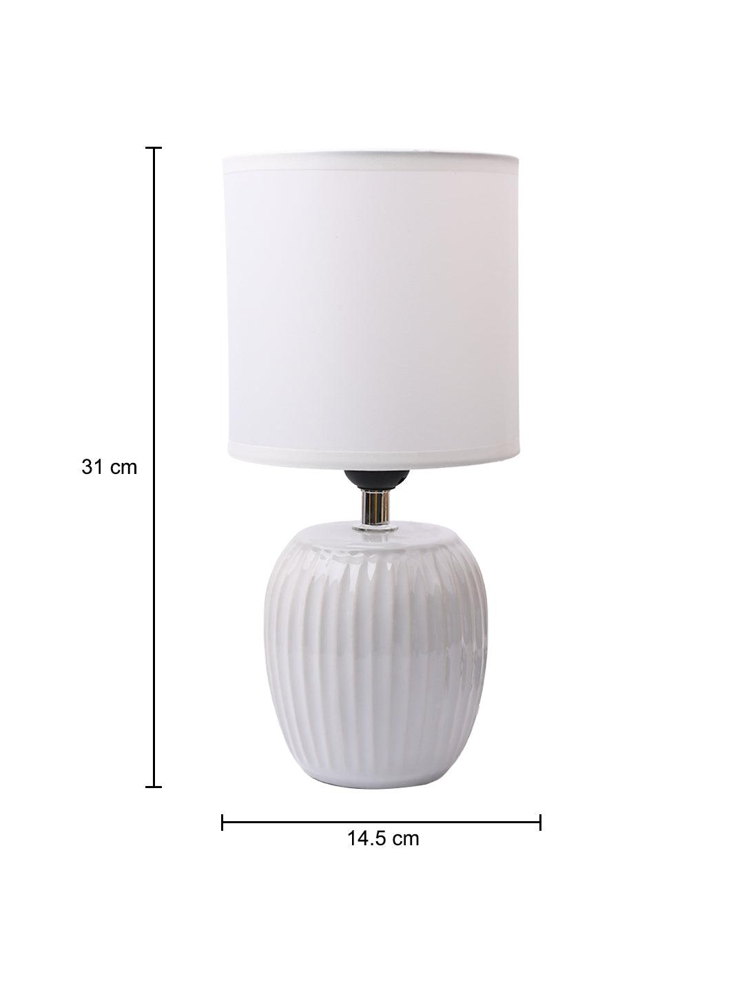 Stylish White Table Lamp - MARKET99