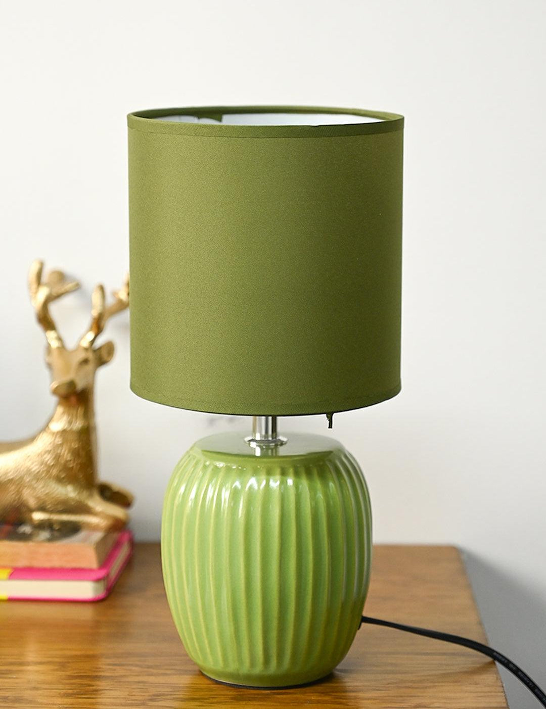 Stylish Light Green Table Lamp - MARKET99