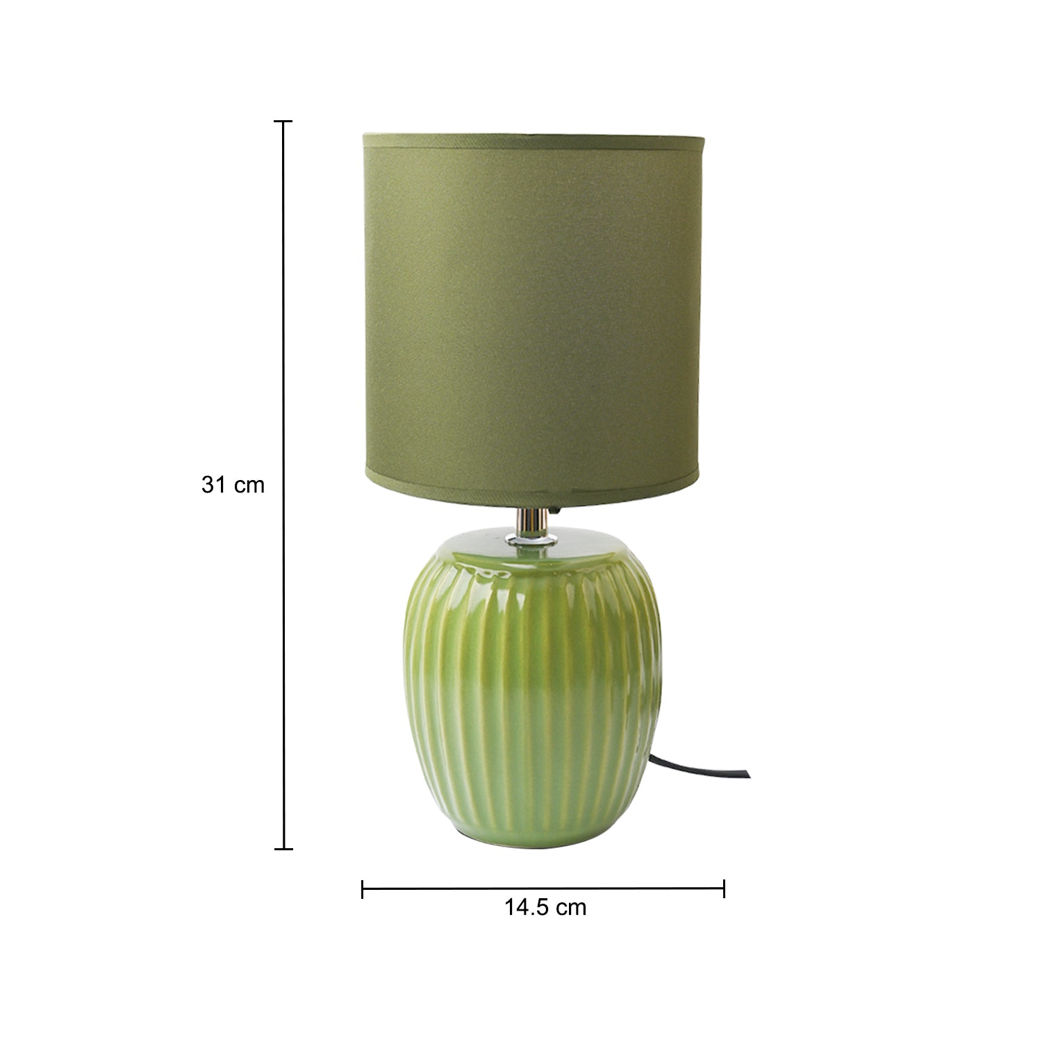 Stylish Light Green Table Lamp