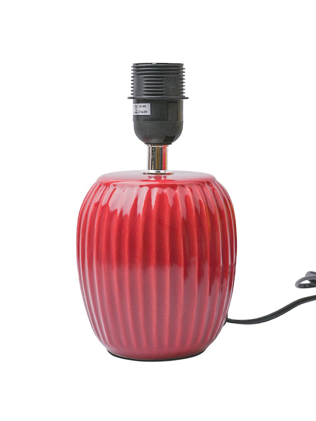 Stylish Red Table Lamp - MARKET99