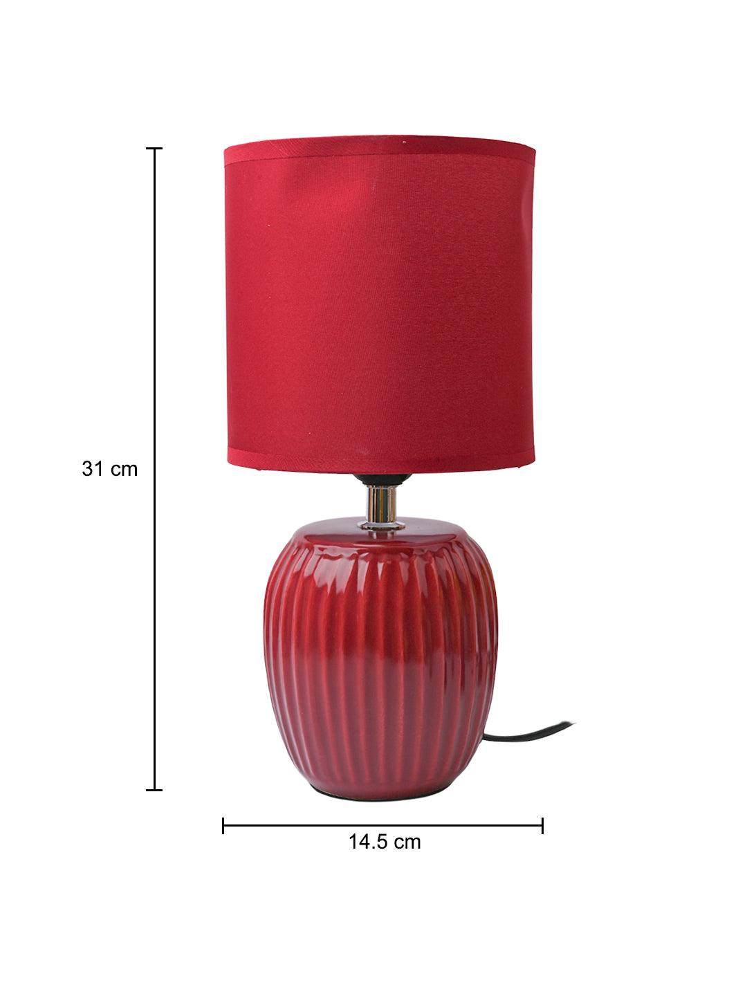 Stylish Red Table Lamp - MARKET99