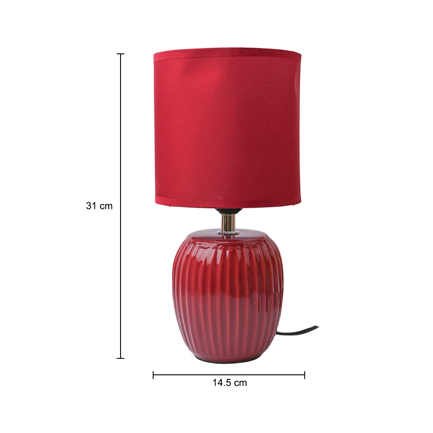 Stylish Red Table Lamp