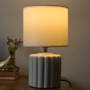 Stylish White Table Lamp