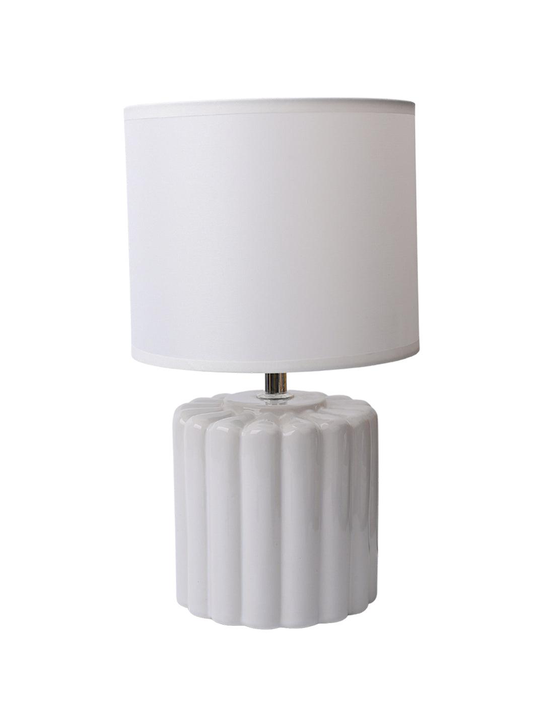 Stylish White Table Lamp - MARKET99