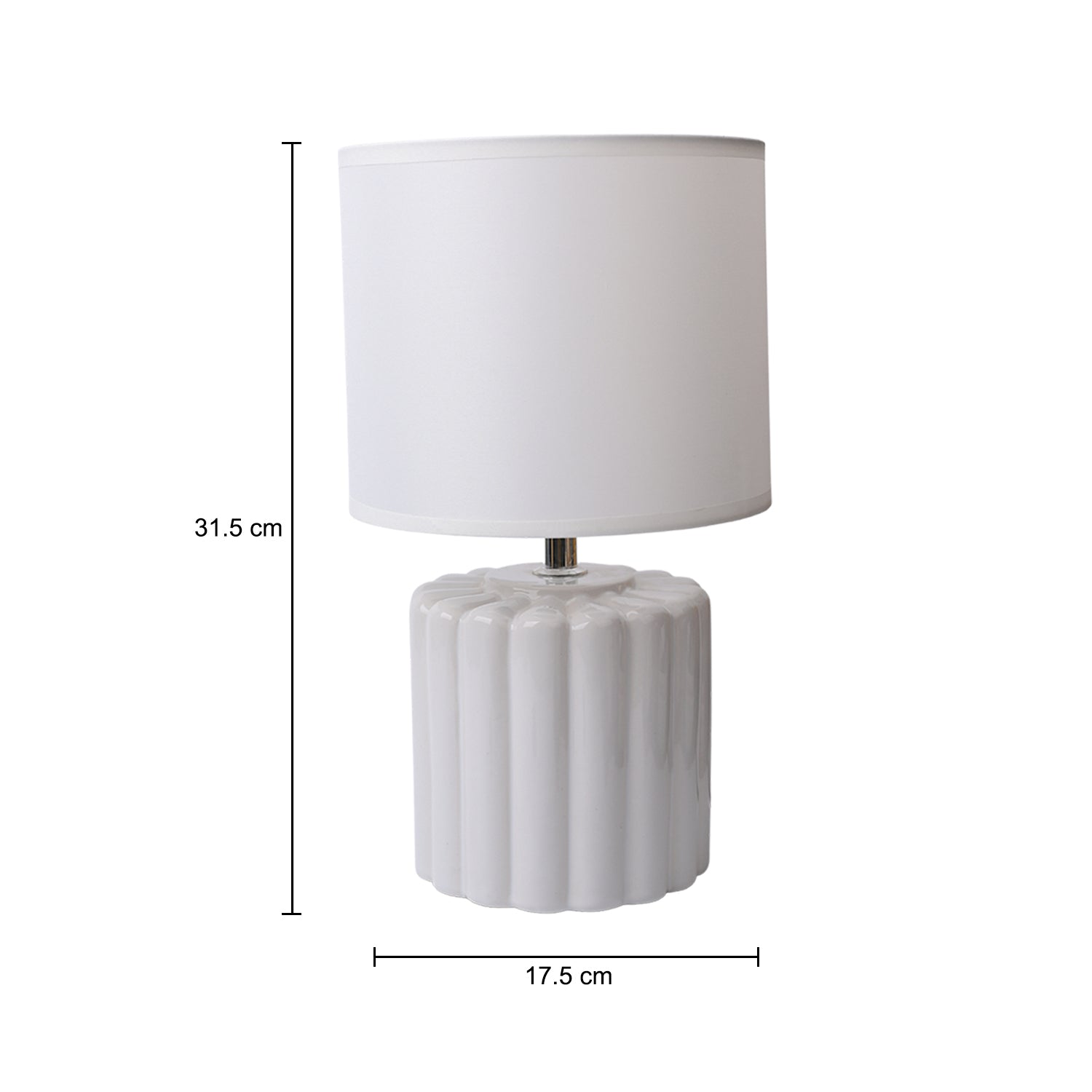 Stylish White Table Lamp
