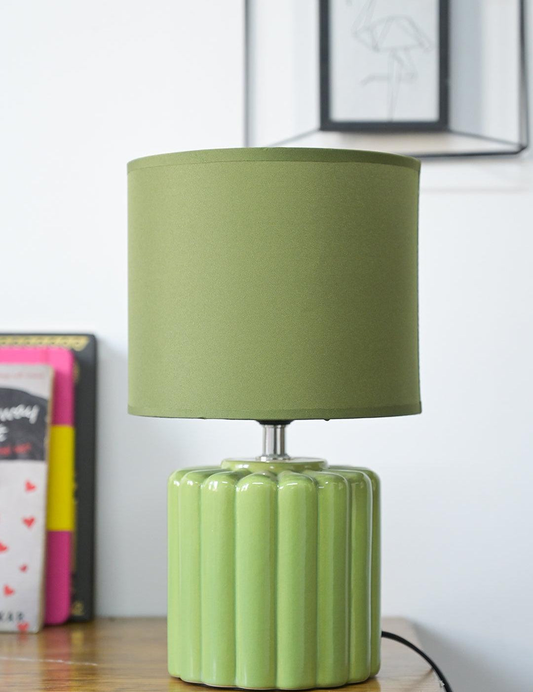 Stylish Light Green Table Lamp - MARKET99