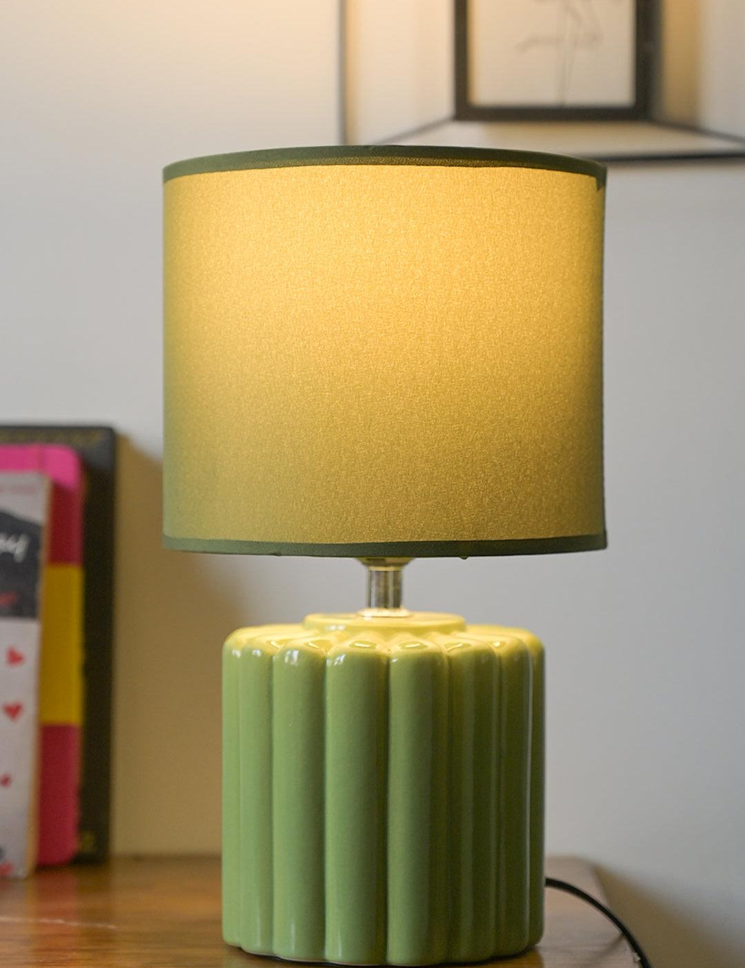 Stylish Light Green Table Lamp - MARKET99