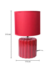 Stylish Red Table Lamp - MARKET99