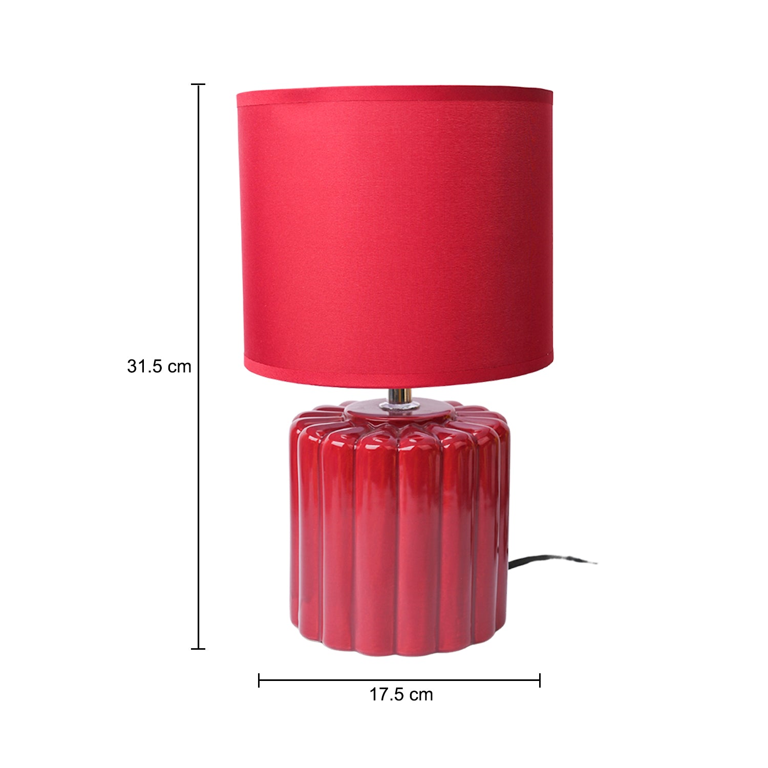 Stylish Red Table Lamp