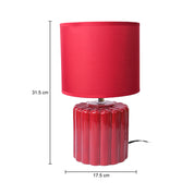Stylish Red Table Lamp