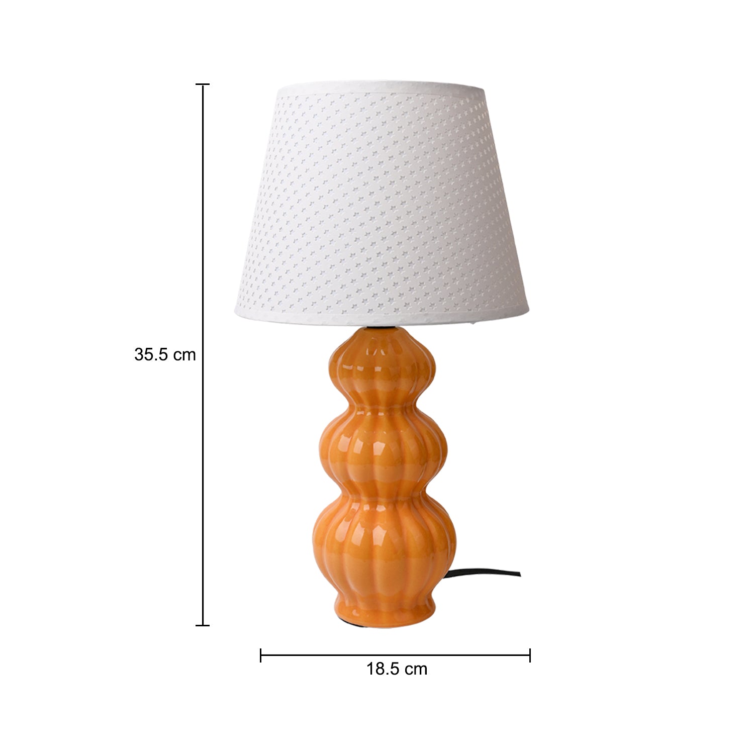 Stylish Mustard Color Table Lamp