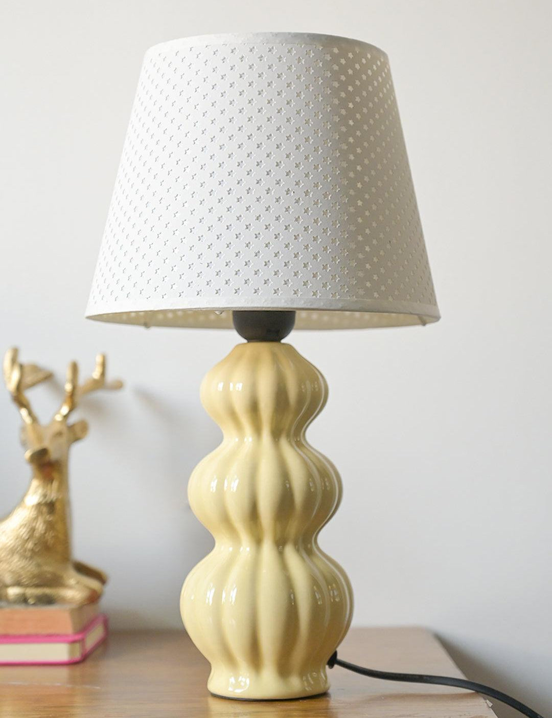 Stylish Light Yellow Table Lamp - MARKET99