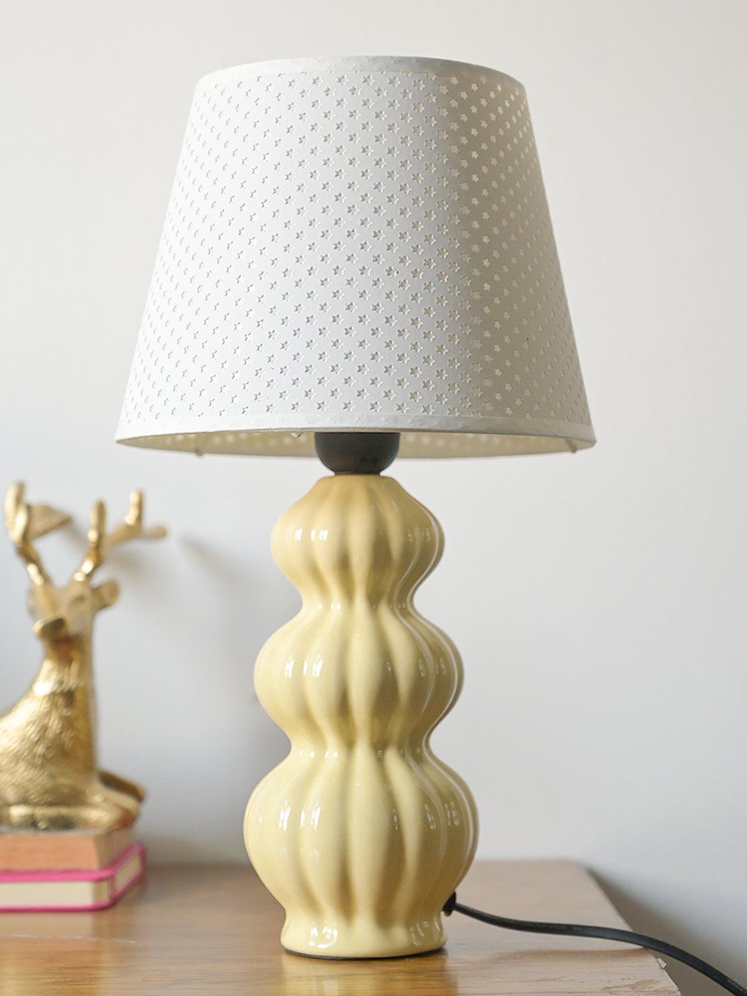 Stylish Light Yellow Table Lamp - MARKET99