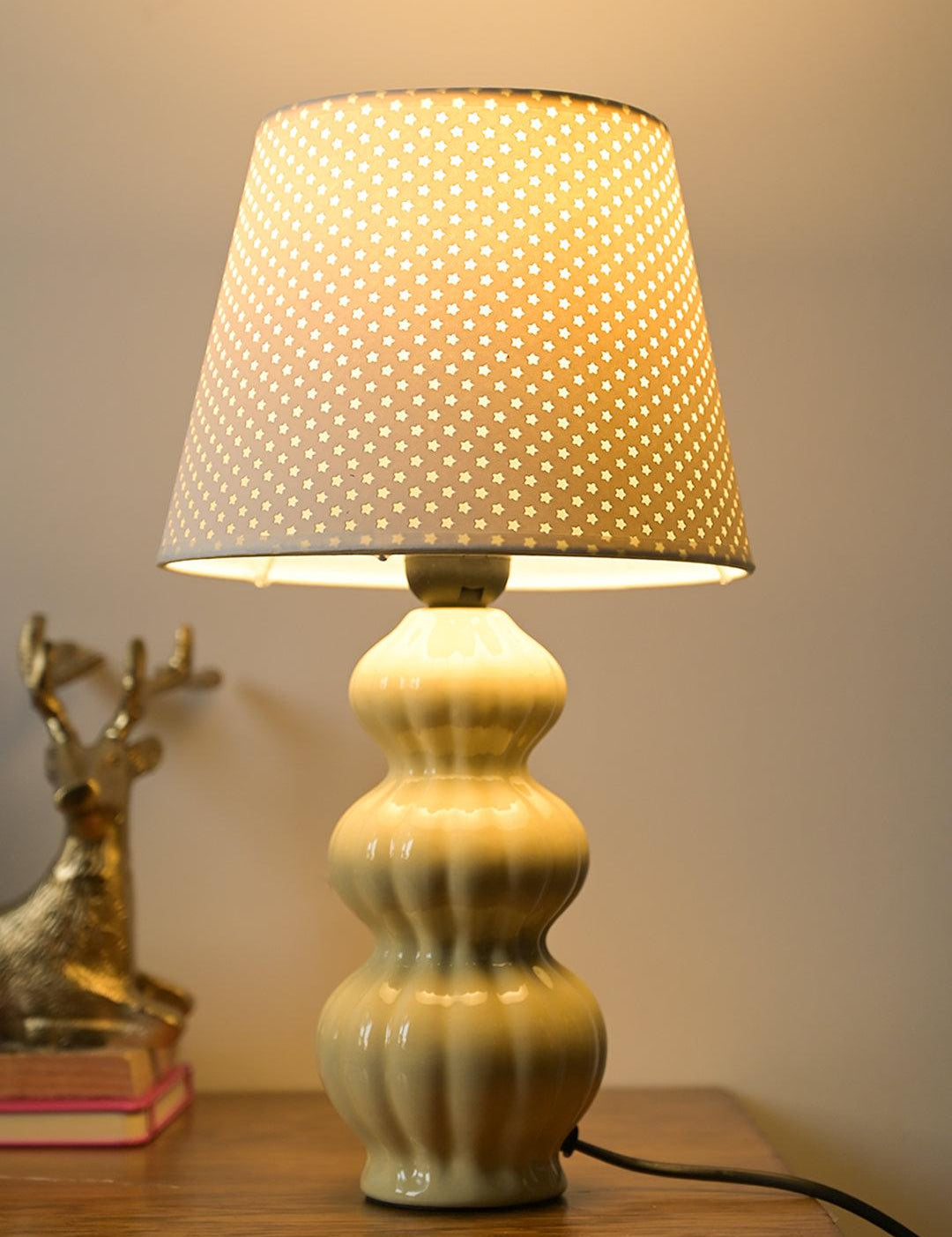 Stylish Light Yellow Table Lamp - MARKET99