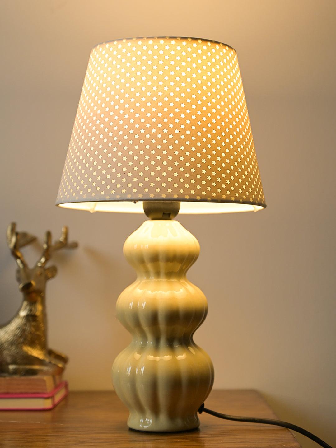 Stylish Light Yellow Table Lamp - MARKET99