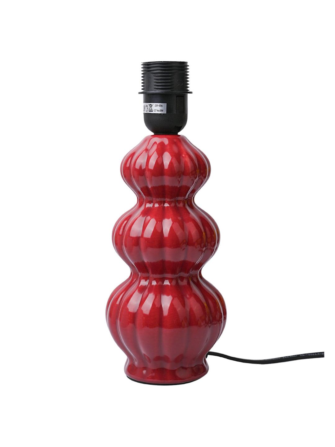 Stylish Cheery Red Table Lamp - MARKET99