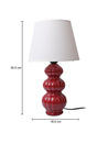 Stylish Cheery Red Table Lamp - MARKET99