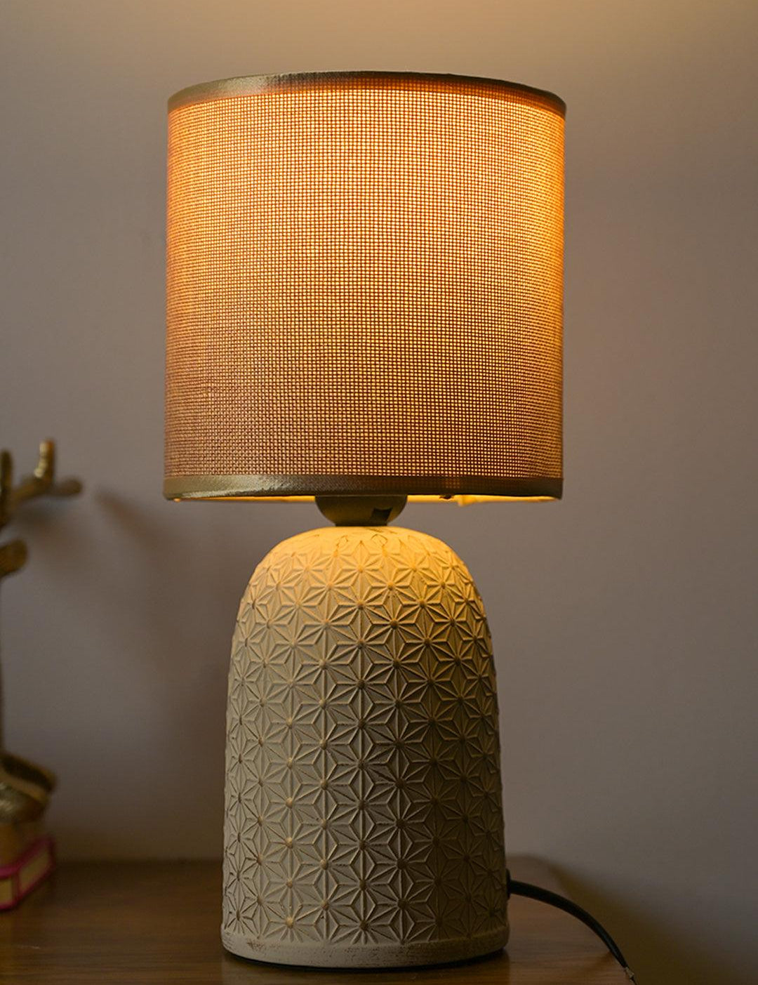 Stylish Brown Shade Table Lamp - MARKET99