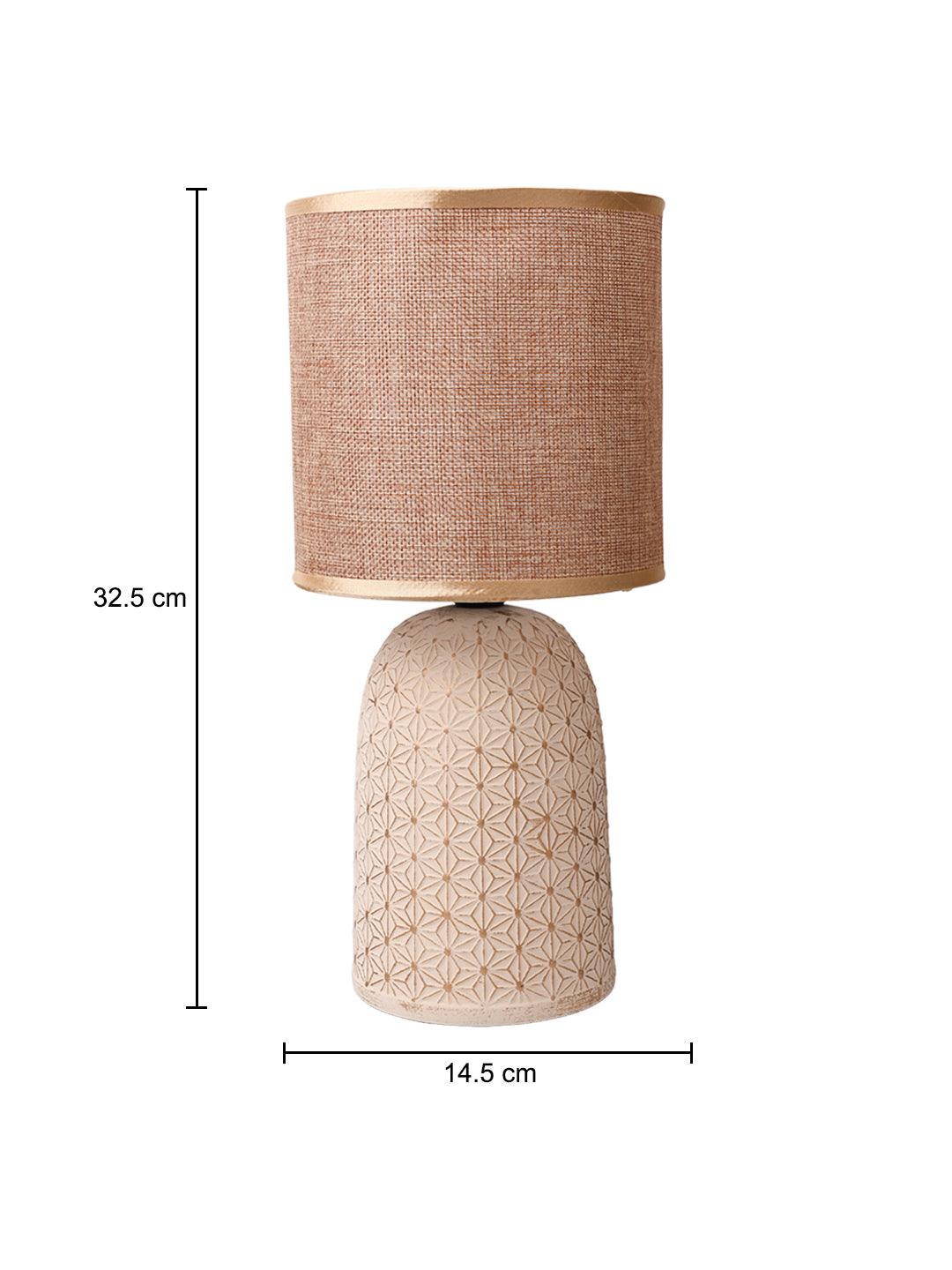 Stylish Brown Shade Table Lamp - MARKET99