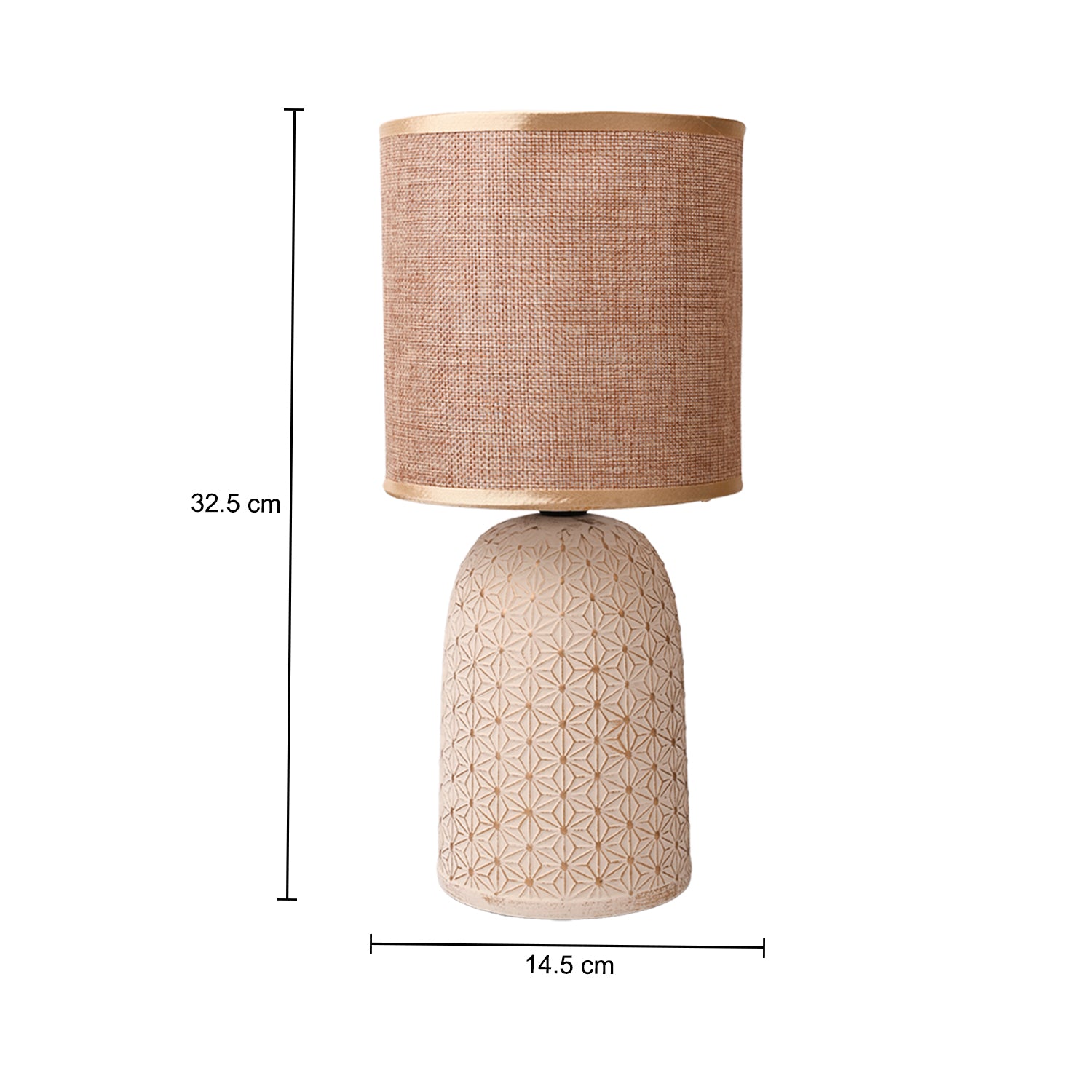 Stylish Brown Shade Table Lamp