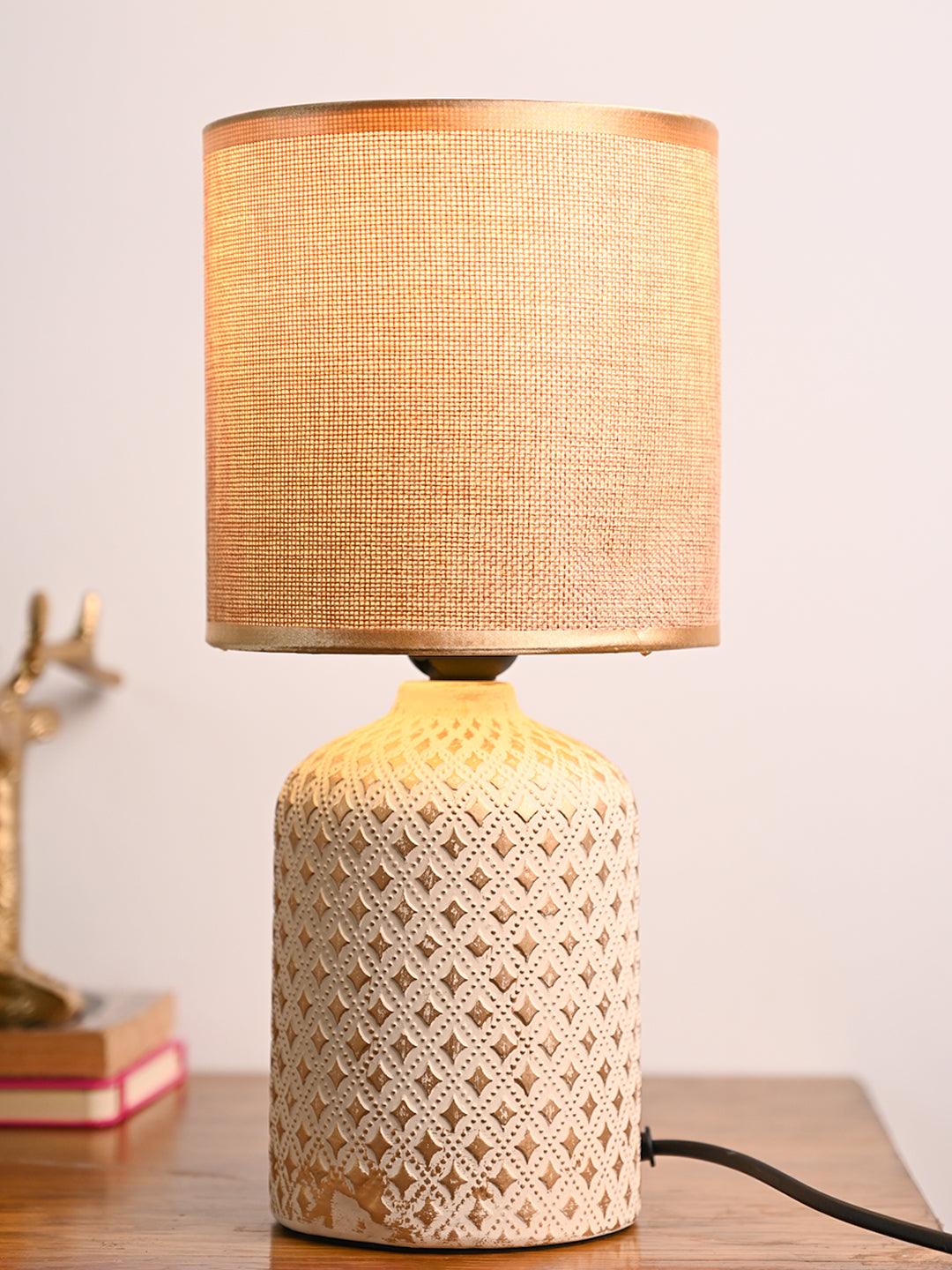 Stylish Brown Shade Table Lamp - MARKET99