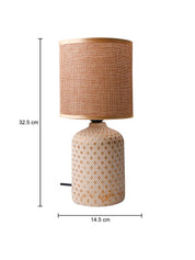 Stylish Brown Shade Table Lamp - MARKET99