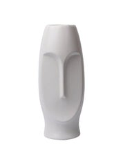 Stylish White Face Shape Vase - MARKET99