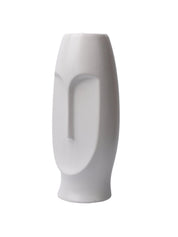 Stylish White Face Shape Vase - MARKET99