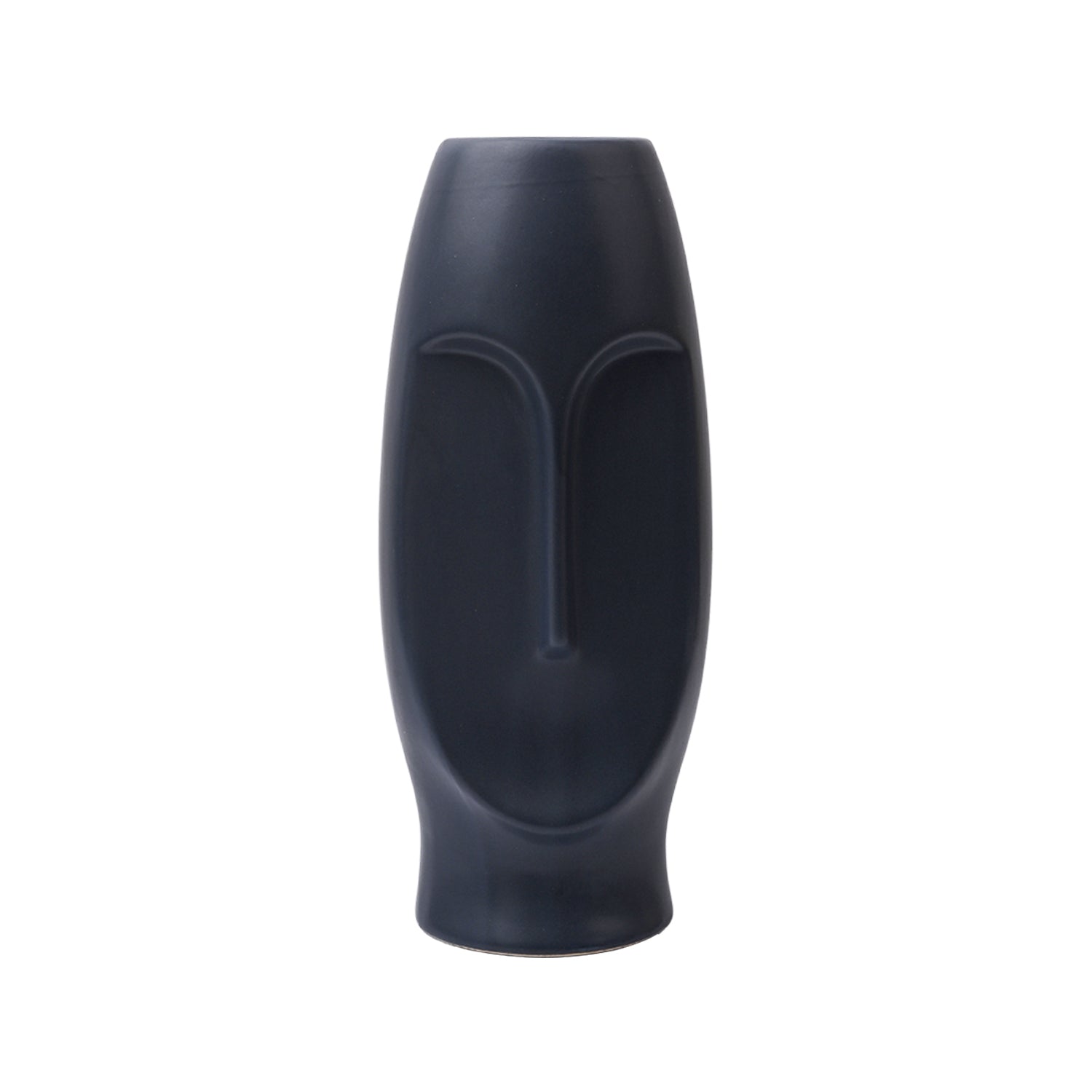Stylish Black Face Shape Vase