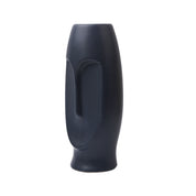 Stylish Black Face Shape Vase