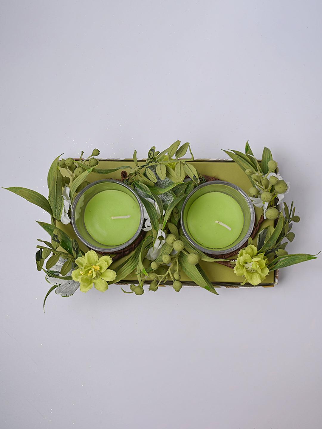 Lily Scented Candles Pack Of 2 - MARKET99