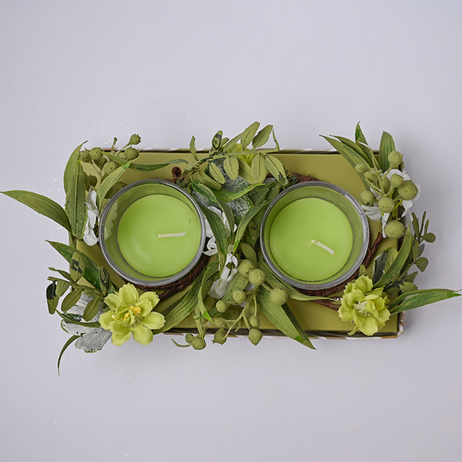 Lily Scented Candles Pack Of 2