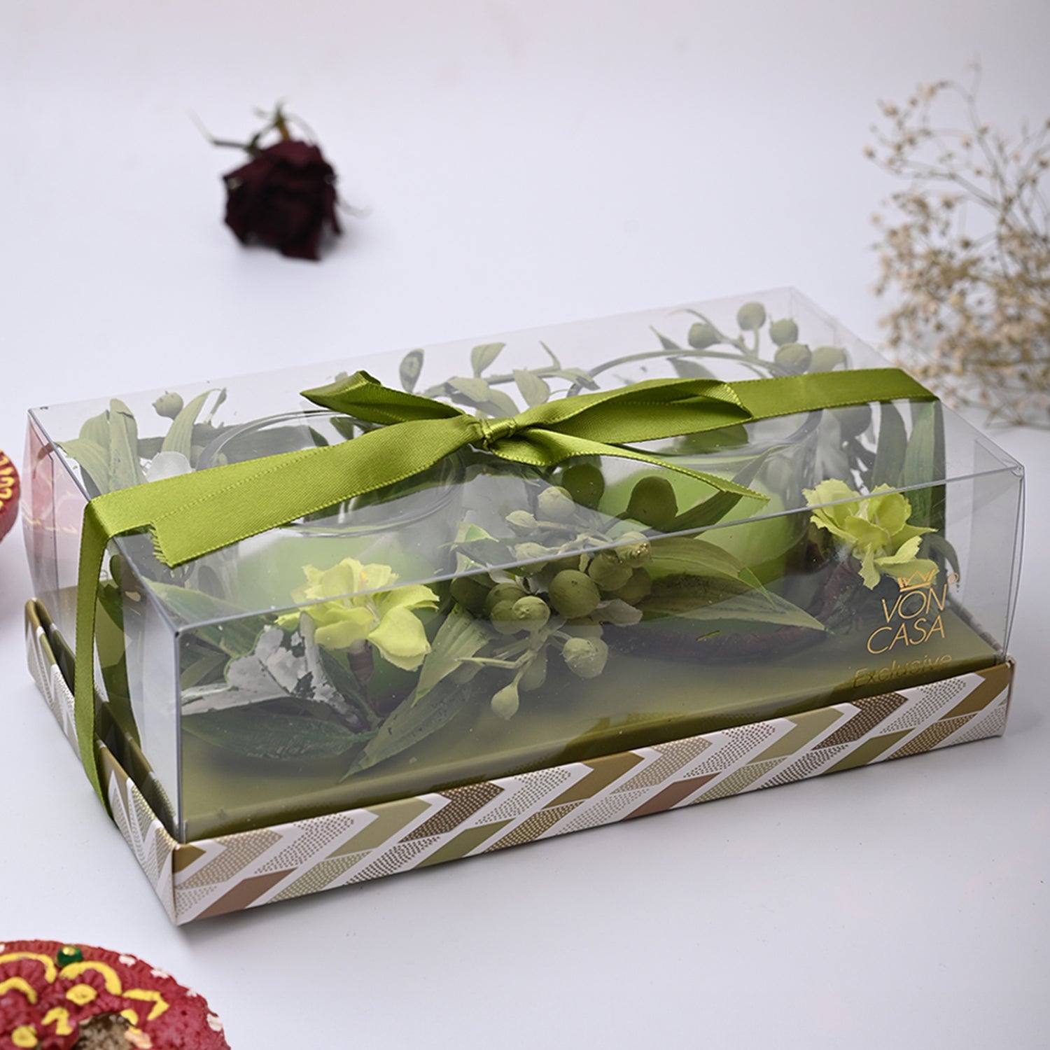 Lily Scented Candles Pack Of 2